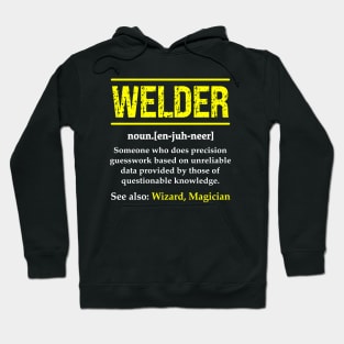 Welder Funny Noun Definition Weld Hoodie